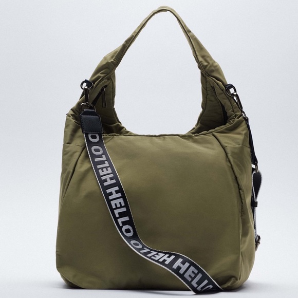Zara Handbags - ZARA nylon tote bag